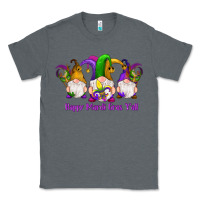 Charcoal Heather happy mardi gras y'all gnomes Classic Tee - RanaPortraitStore