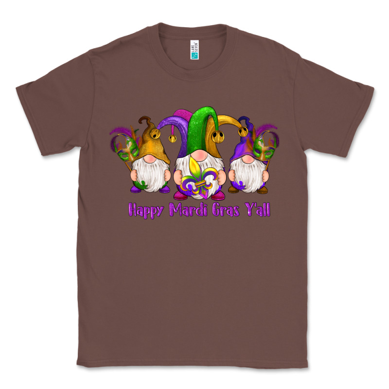 Happy Mardi Gras Y'all Gnomes Classic Tee by RanaPortraitStore | Teevron