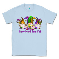 Dusty Blue happy mardi gras y'all gnomes Classic Tee - RanaPortraitStore