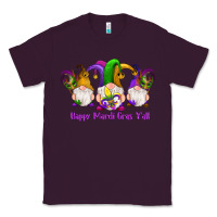 Plum happy mardi gras y'all gnomes Classic Tee - RanaPortraitStore