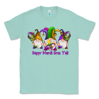 Seafoam happy mardi gras y'all gnomes Classic Tee - RanaPortraitStore