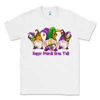 White happy mardi gras y'all gnomes Classic Tee - RanaPortraitStore