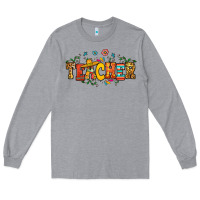 Heather Grey spanish teacher Long Sleeve Tee - RanaPortraitStore