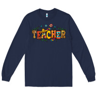 Navy spanish teacher Long Sleeve Tee - RanaPortraitStore