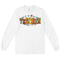 White spanish teacher Long Sleeve Tee - RanaPortraitStore