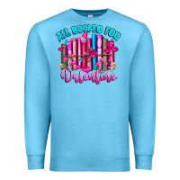 Ocean Blue All Booked For Valentines Premium Sweatshirt - CowhideDigitalArt