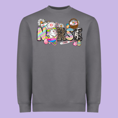 Easter Nurse  Easter Day Heavyweight Sweatshirt Designed By Cowgirlartshop