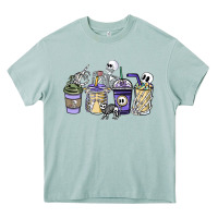 Arona skeleton coffee cups Heavy Core Tee - NancyCooperArtShop