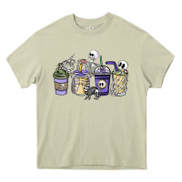 Mossy skeleton coffee cups Heavy Core Tee - NancyCooperArtShop