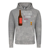 Cloud Rock HOME IS WHERE THE WINE IS Vintage Hoodie - Bettercallsaul