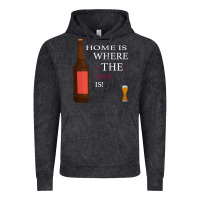 Vintage Black HOME IS WHERE THE WINE IS Vintage Hoodie - Bettercallsaul