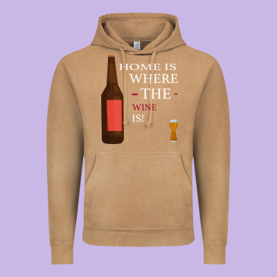 Home Is Where The Wine Is Vintage Hoodie Designed By Bettercallsaul
