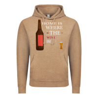 Vintage Coffee HOME IS WHERE THE WINE IS Vintage Hoodie - Bettercallsaul