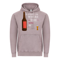 Vintage Zinc HOME IS WHERE THE WINE IS Vintage Hoodie - Bettercallsaul