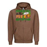 Chestnut everybody in the pub gettin tipsy Zipper Hoodie - FaDigitalArtStudio