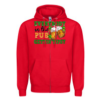 Red everybody in the pub gettin tipsy Zipper Hoodie - FaDigitalArtStudio