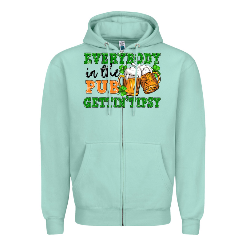 Everybody In The Pub Gettin Tipsy Zipper Hoodie by FaDigitalArtStudio | Teevron