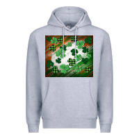 Heather Grey St. patricks day Premium Hoodie - FaDigitalArtStudio