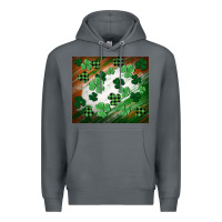 Rock St. patricks day Premium Hoodie - FaDigitalArtStudio