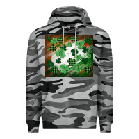 Slate Camo St. patricks day Premium Hoodie - FaDigitalArtStudio