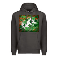 Smoke St. patricks day Premium Hoodie - FaDigitalArtStudio