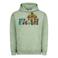 Pigment Oil Green faith Urban Hoodie - Artiststas