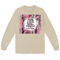 Mushroom i'm sorry if you find my resting bitchface intimid Long Sleeve Tee - TumblerDesignByShophia
