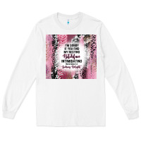 White i'm sorry if you find my resting bitchface intimid Long Sleeve Tee - TumblerDesignByShophia