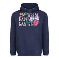 Navy happy easter nurse Heavyweight Hoodie - CowhideDigitalArt