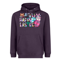 Plum happy easter nurse Heavyweight Hoodie - CowhideDigitalArt
