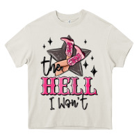 Cream the hell i wont cowgirl Heavy Core Tee - MaliasSmallBusiness