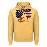 Vintage Mustard All American Girl Vintage Hoodie - Bettercallsaul