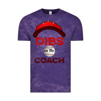 Cloud Purple Dibs On The Coach Baseball Vintage Tee - Bettercallsaul