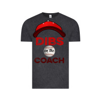 Vintage Black Dibs On The Coach Baseball Vintage Tee - Bettercallsaul