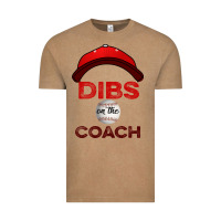 Vintage Coffee Dibs On The Coach Baseball Vintage Tee - Bettercallsaul