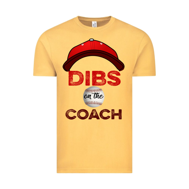 Dibs On The Coach Baseball Vintage Tee by Bettercallsaul | Teevron
