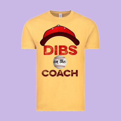 Dibs On The Coach Baseball Vintage Tee Designed By Bettercallsaul