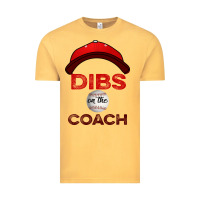 Vintage Mustard Dibs On The Coach Baseball Vintage Tee - Bettercallsaul