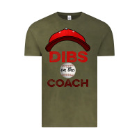 Vintage Olive Dibs On The Coach Baseball Vintage Tee - Bettercallsaul