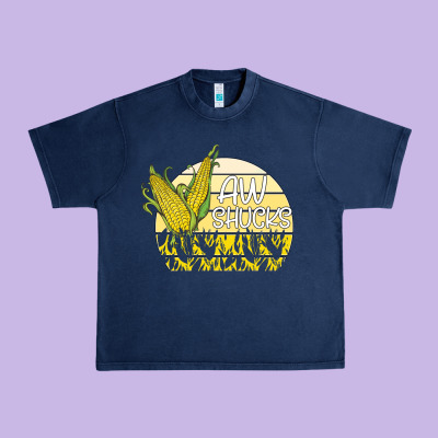 Aw, Shucks Urban Heavy Tee Designed By Bettercallsaul