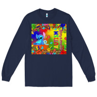 Navy Autism awareness with stitch tumbler Long Sleeve Tee - TumblerDesignByShophia
