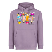 Lavender Easter Teacher Life Heavyweight Hoodie - CowhideDigitalArt