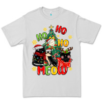 Dove Grey ho ho ho meow Premium Tee - MaliasSmallBusiness