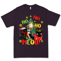 Plum ho ho ho meow Premium Tee - MaliasSmallBusiness