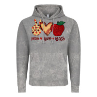 Cloud Rock Peace Love Teach Vintage Hoodie - Bettercallsaul