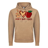 Vintage Coffee Peace Love Teach Vintage Hoodie - Bettercallsaul