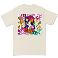 Bone sugar skull girl Premium Tee - RanaPortraitStore