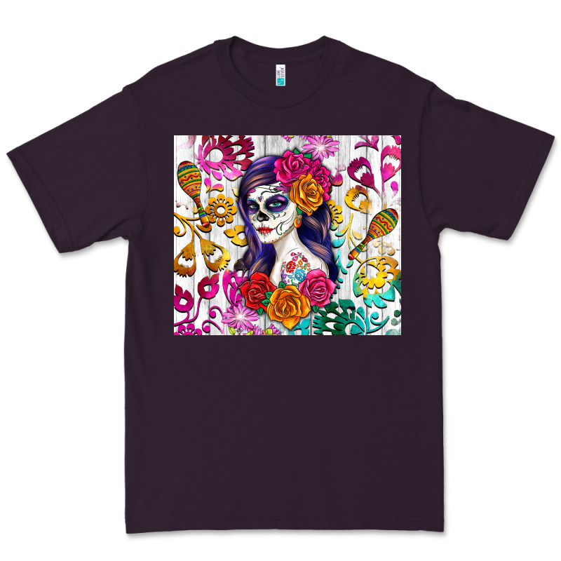 Sugar Skull Girl Premium Tee by RanaPortraitStore | Teevron