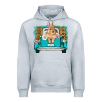 Heather Grey easter bunny truck Urban Hoodie - Artiststas