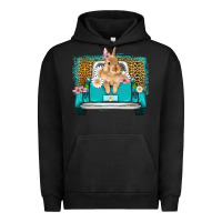 Pigment Black easter bunny truck Urban Hoodie - Artiststas